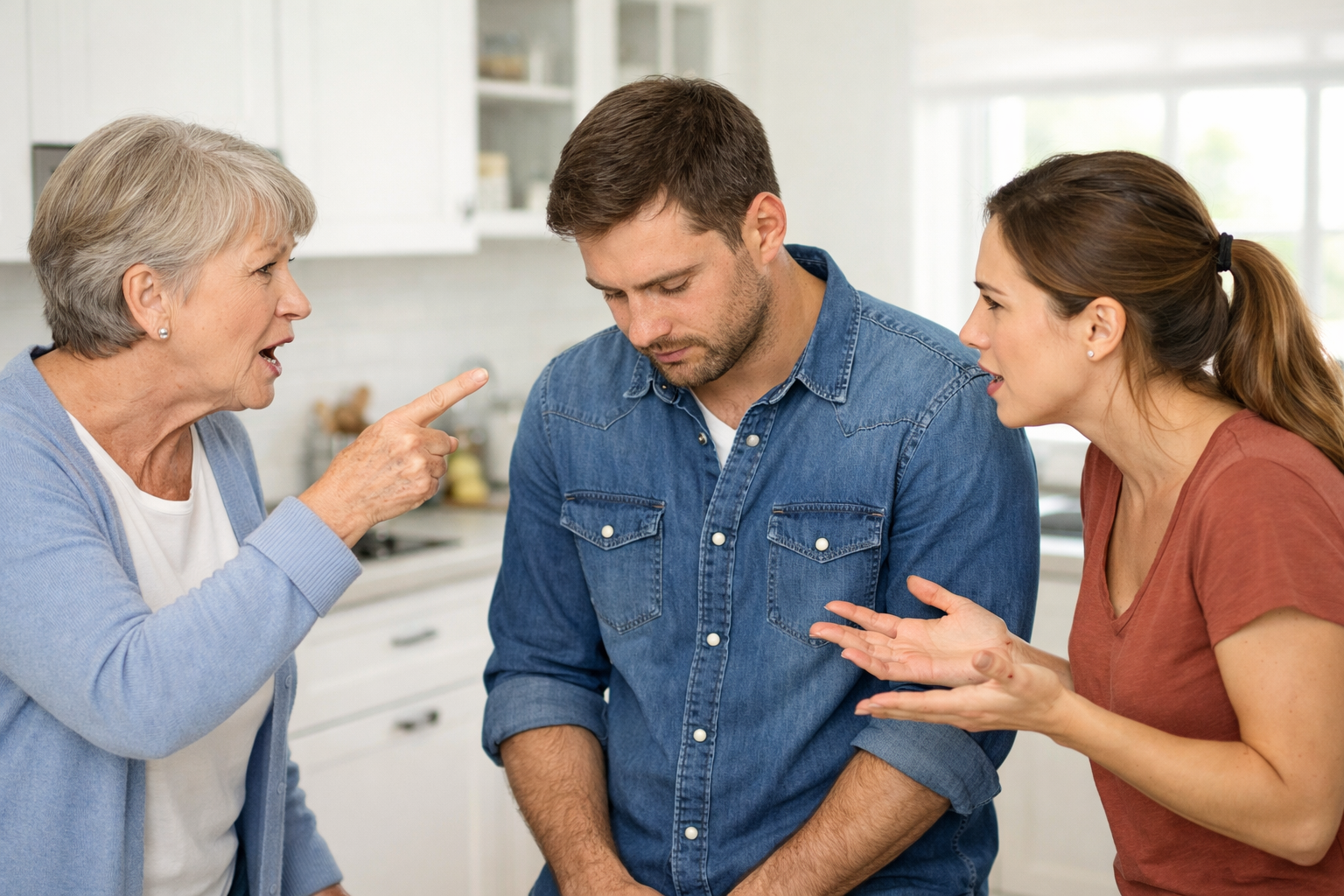 Extended family dynamic illustration